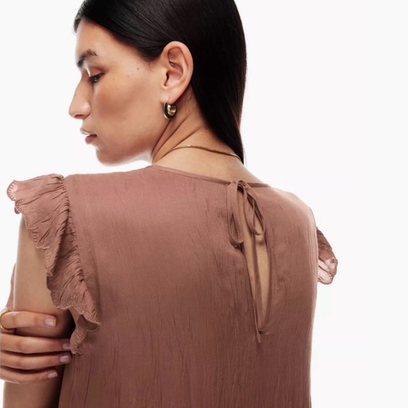 Wilfred Aritzia Sidonie Tiered Mini Dress Size Small - Picture 4 of 13